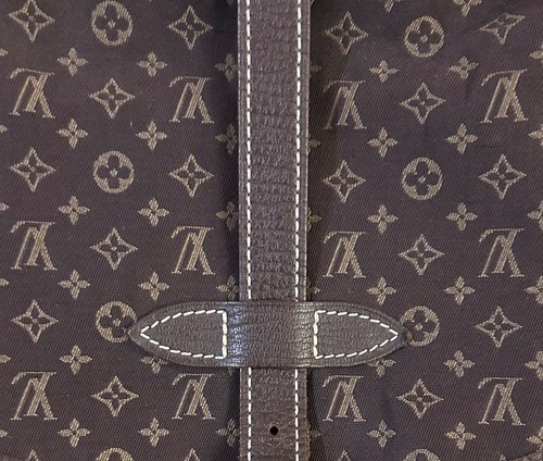 Louis Vuitton Saumur 30 Mini Lin marrón | Bolso bandolera vintage | ¡Excelente estado! - Imagen 3 de 24