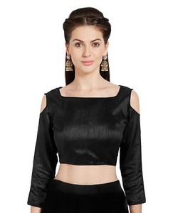 shoulder open blouse