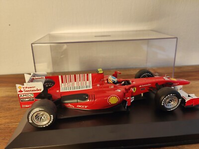 Ferrari F10 Fernando Alonso 2010 – Hot Wheels Mattel 1/18 – GP F1 – Occasion