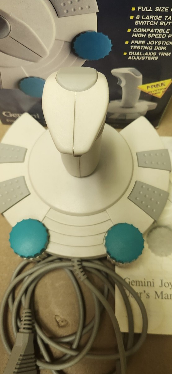 RARE Vintage Champ Gemini Computer Joystick IBM/PC Games | eBay
