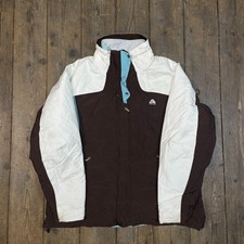 Nike Acg Rain Jacket Swoosh Full Zip Outdoor Sports Coat, Brown, Womens Xl