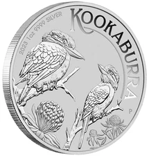 2023 Australia Kookaburra 1oz $1 Pure Silver .9999 Bullion Coin in Mint Capsule