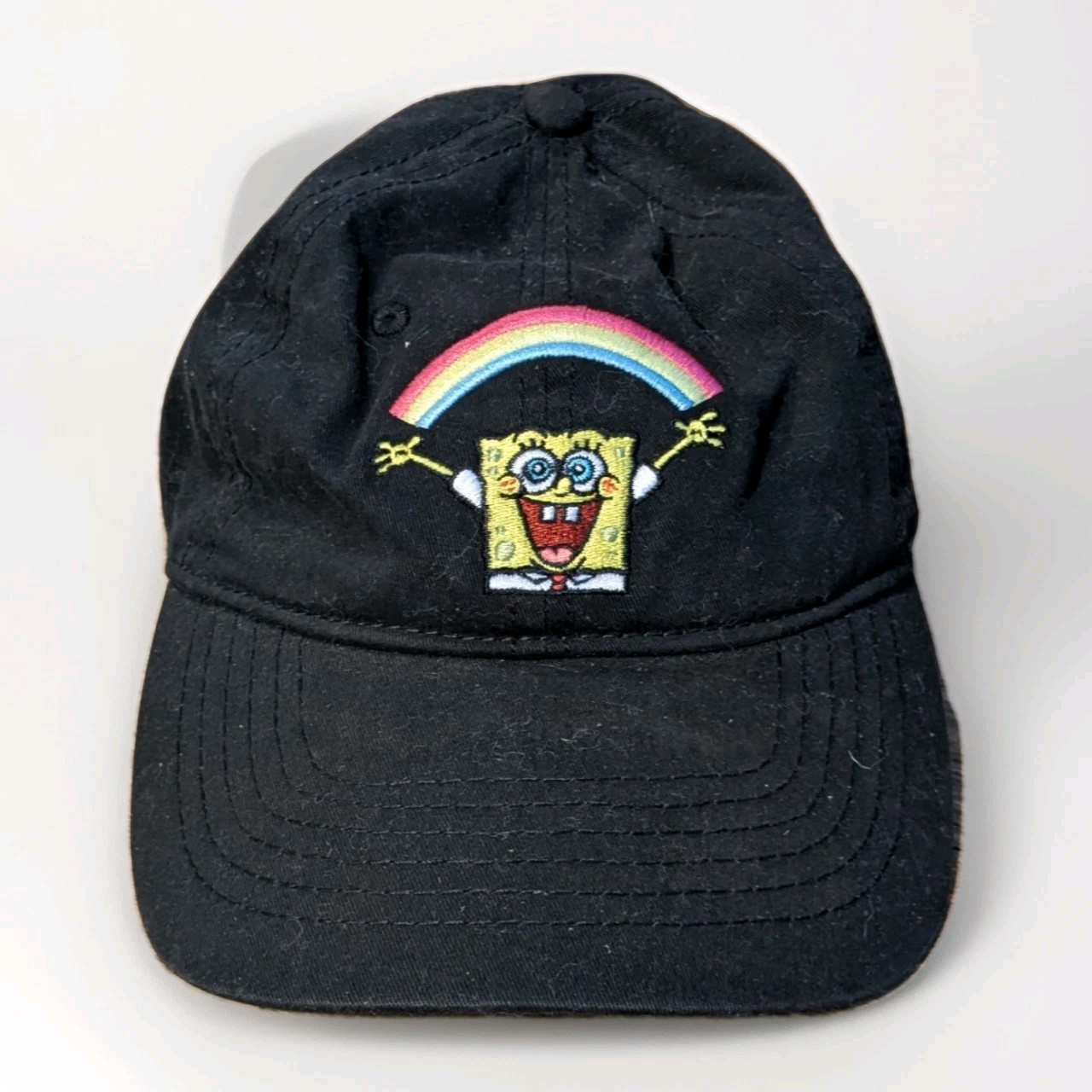 SpongeBob SquarePants Hat Rainbow Pride Meme Adju… - image 1