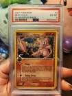 2007 POKEMON POP SER 5 INVERTED BACK #3 MEW-HOLO PSA 6 WITH A MINOR HOLO BLEED