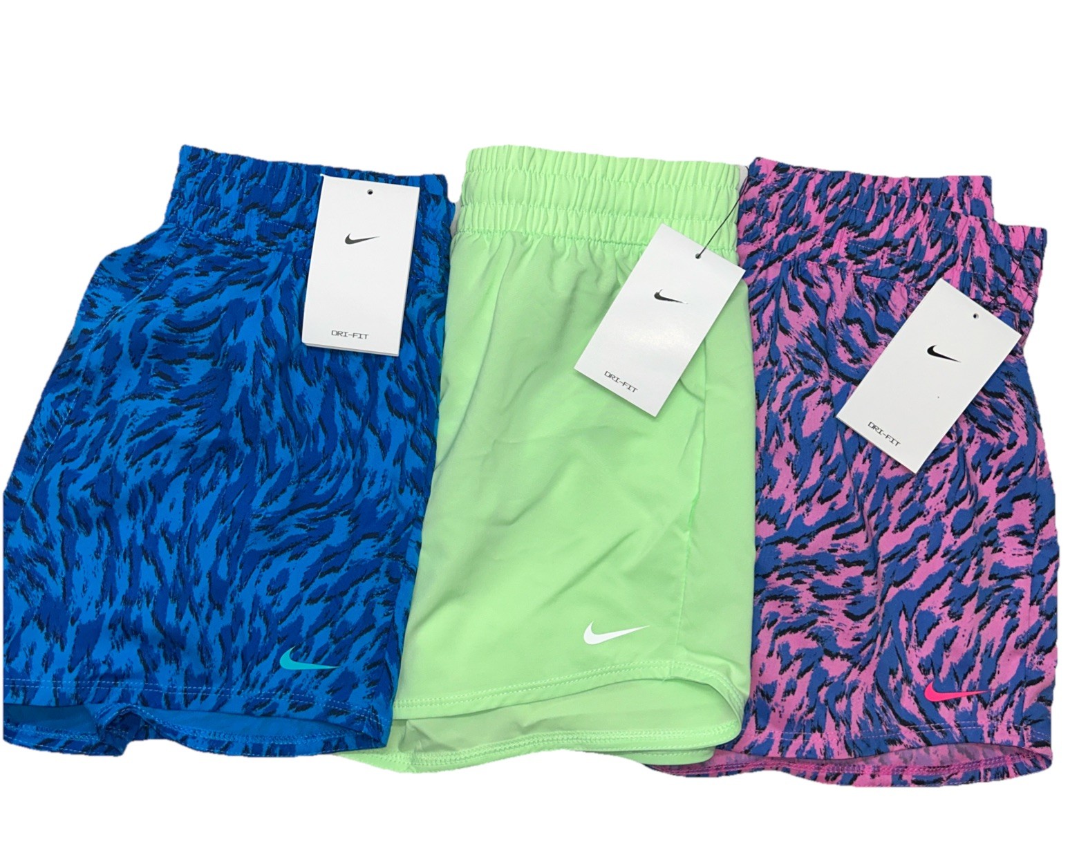 Girls Nike Shorts 3 Pair Bundle Size Large -  $108 Value