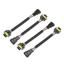 Pcs 9005 9006 Male to H8 H9 H11 Female Extension Wire Harness Headlight Fog 4
