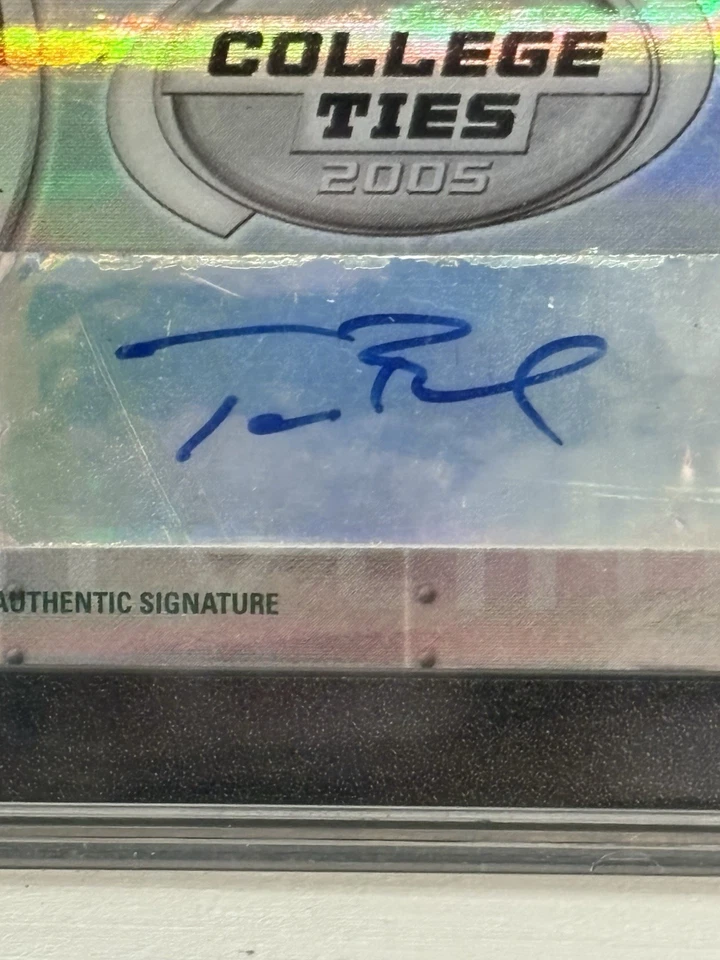 2005 Donruss Elite Tom Brady Auto #50/50 HOF GOAT MVP TB12 SSP RARE SGC 7 - Image 2 of 4