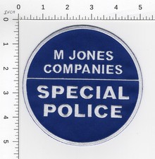 M JONES COMPANIES *( SPECIAL POLICE )* DISTRICT OF COLUMBIA  COLLECTIBLE PATCH