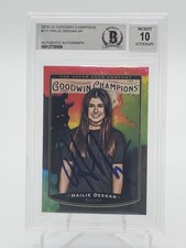 HAILIE DEEGAN 2019 UD GOODWIN CHAMPIONS #117 SP AUTO BGS 10 Q7106