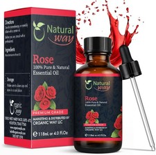 Rose Essential Oil Premium Grade Essential Massage Oils 4 Fl Oz 120 mL