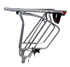 Replacement Bicycle Rear Pannier Rack With Dynamo Light - Without Fittings