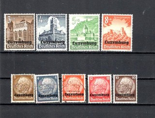 726sk185 Luxembourg Germany Occupation collection old lot