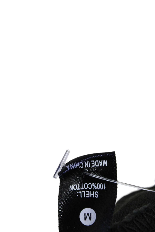 Pantalones cargo Aqua para mujer de algodón forrados con textura puño verde militar talla M Foto 4 de 4