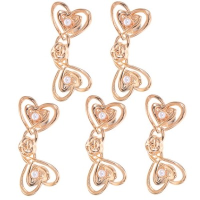5 Pairs Verstellbare Taillenschnalle Hosenbundstraffer Taillenknopf