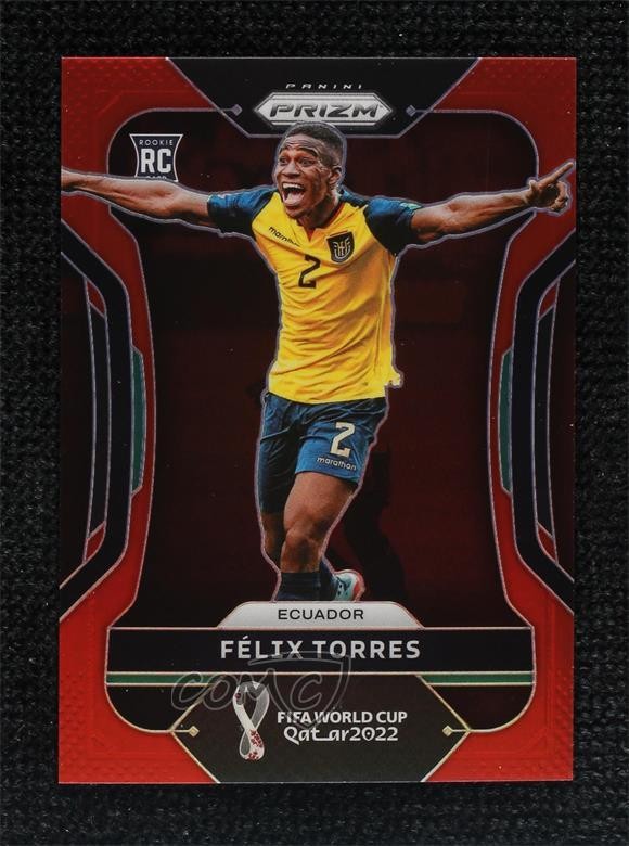 2022 Panini Prizm World Cup Qatar Red Prizm 99/399 Felix Torres #78 lw9