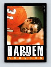 1985 Topps #240 Mike Harden Denver Broncos Rookie