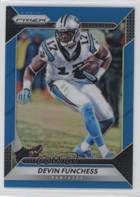2016 Panini Prizm Light Blue Prizm 172/199 Devin Funchess #71 7l6