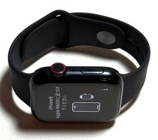 Apple Watch SE 2nd Gen 44mm, Black Case with Black Sport Band GPS  Cellular 