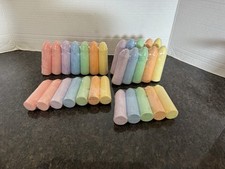 Sidewalk Chalk 5 Colors 39 Sticks- New