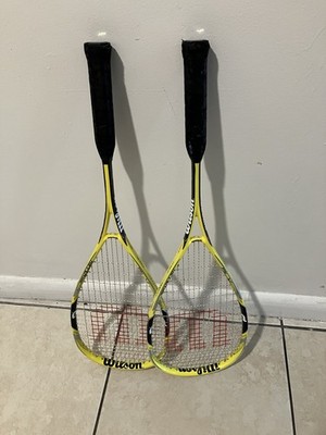 Pair Of(2) Yellow Ripper 135 Squash Rackets