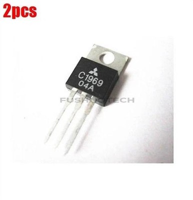 2Pcs TO-220 Epitax 2SC1969 C1969 Rf Power Transistor New Ic   #ea