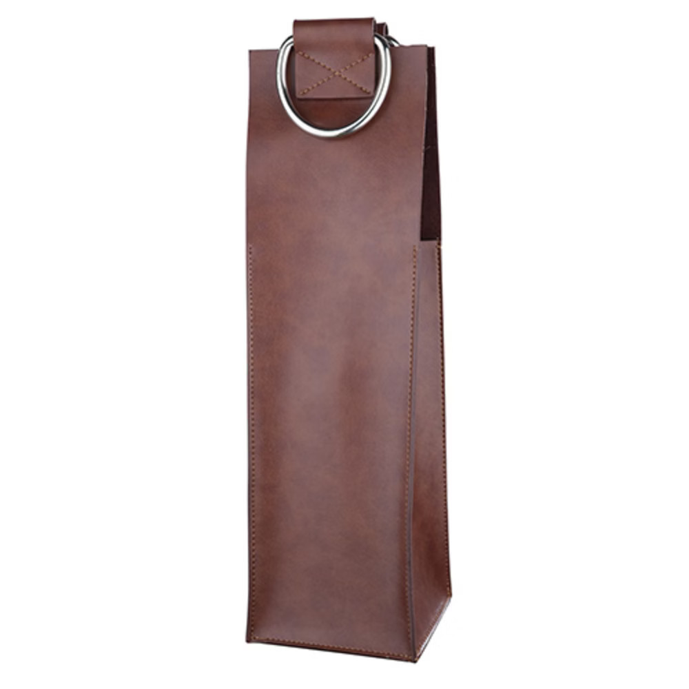 Viski Leather Wine Bag Wine Gift Bag Faux Leather Magnetic Closure Stainless 11890₽