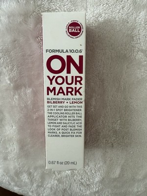 Formula 10.0.6 On Your Mark Blemish Mark Fader Bilberry Lemon Rollerball New