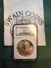 1988 American Silver Eagle NGC MS69 Brown Label E14-75