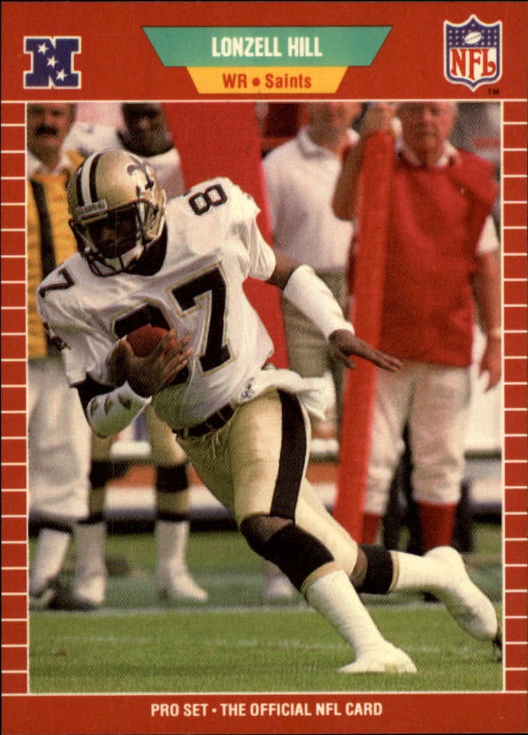 1989 Pro Set #268 Lonzell Hill - FB