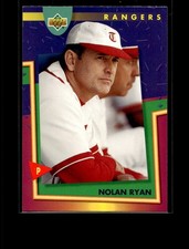 1993 Upper Deck Fun Pack Nolan Ryan #160 Texas Rangers HOF BASEBALL