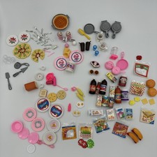 Vintage 1990s Barbie Fun Fixin  Miniature Food Huge Lot Mixed Sets