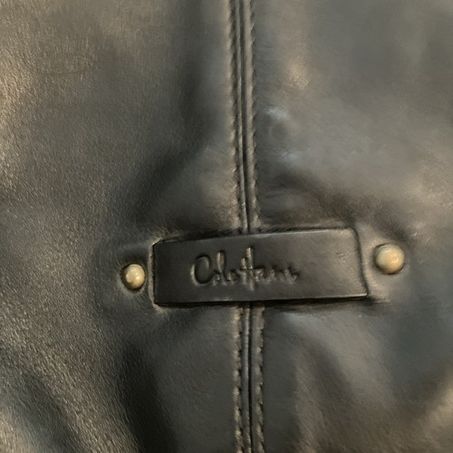 Cole Haan Women’s Tote Leather Black w Brown Double Handles/Brass fittings - Picture 10 of 14