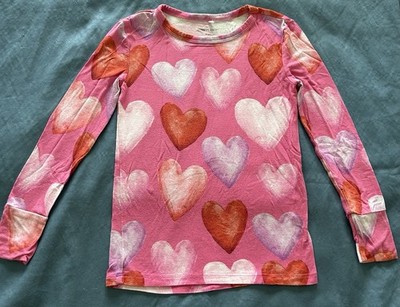 Posh Peanut Set Of 2 Valentine s Day Theme Pjs Bamboo Viscose In Sizes 5/6
