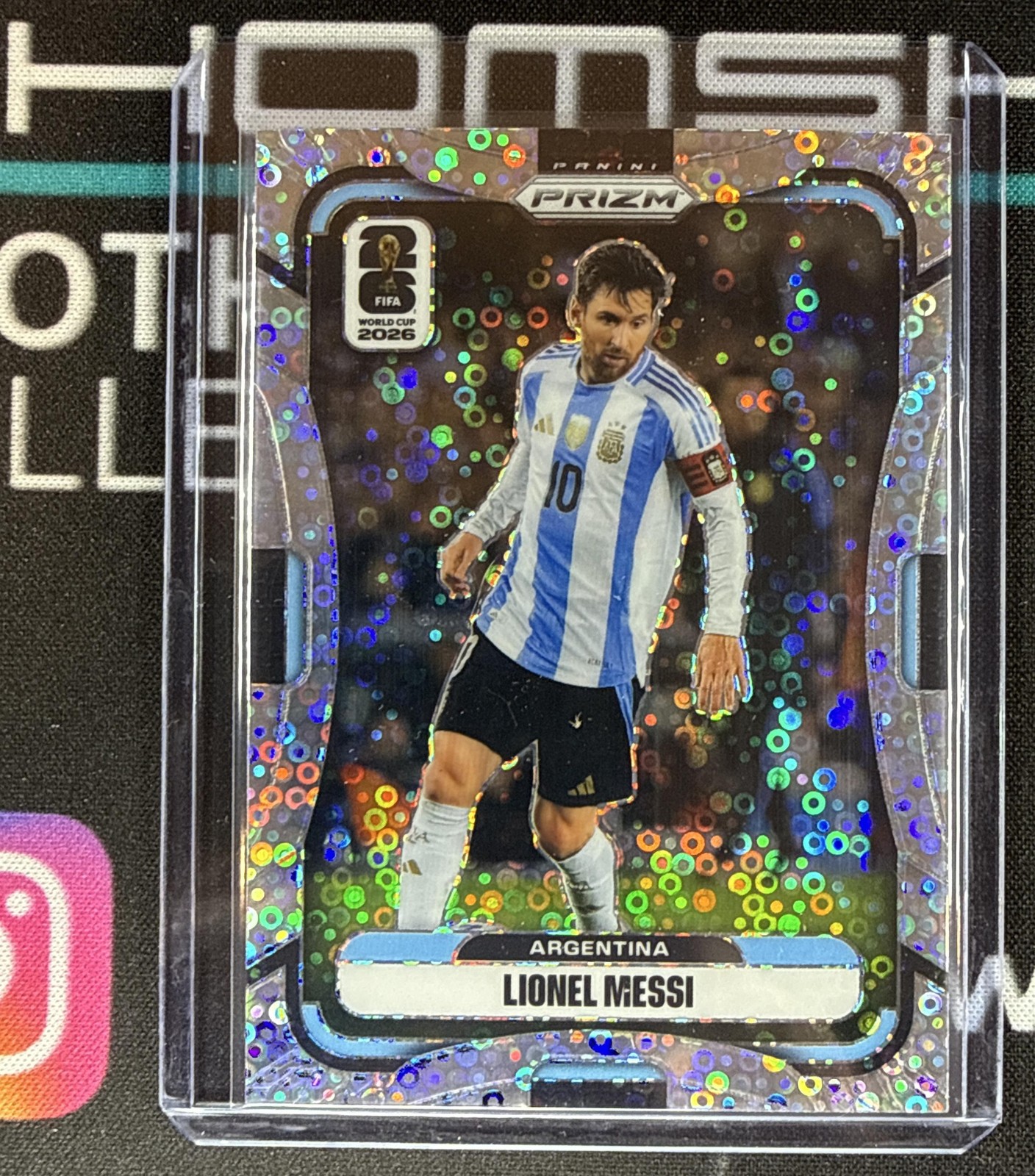 2026 Panini Prizm World Cup Lionel Messi #10 Disco Argentina view 1