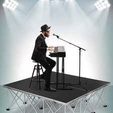 Folding Stage Risers 4x4 Stage Platform 16" Heights Modular Unit Easy Set-Up