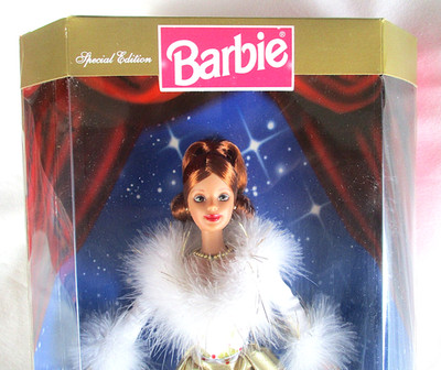 GOLDEN WALTZ Barbie Doll Redhead Auburn Gold Gown Special 1998 Mattel 23220 NRFB
