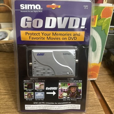 NEW Sima Model CT-2 Go DVD VHS Digital Video Enhancer Duplicator/Transfer