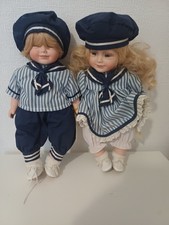  Vintage Porcelain Doll Collection : Job Lot Alberon circa 1990s). [Most Boxed]