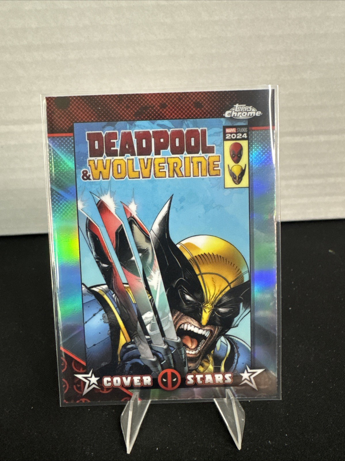2025 Topps Chrome Deadpool- Marvel- Cover Stars- Captain America #11- CS-15
