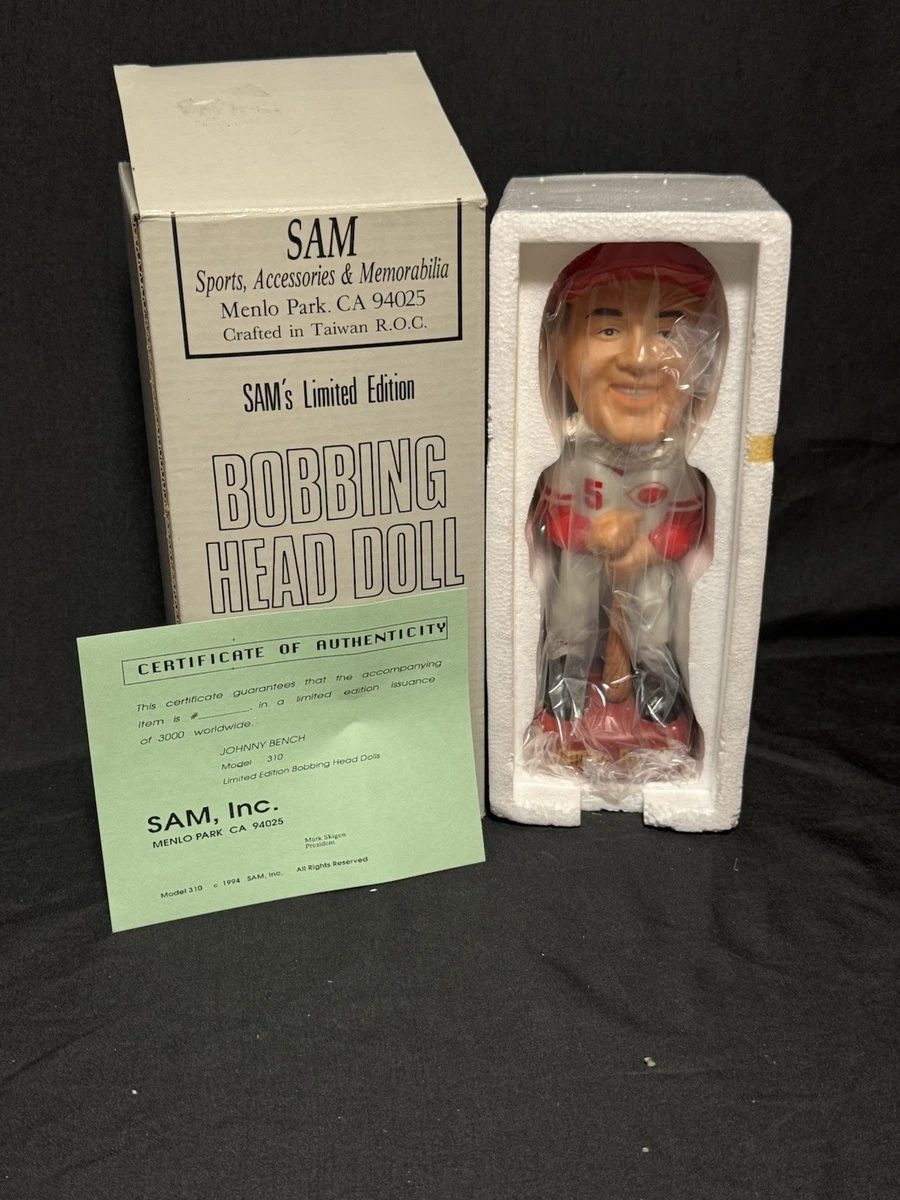 MLB SAM's Bobbling Head Doll 1995 カルリプケン CAL RIPKEN Genuine