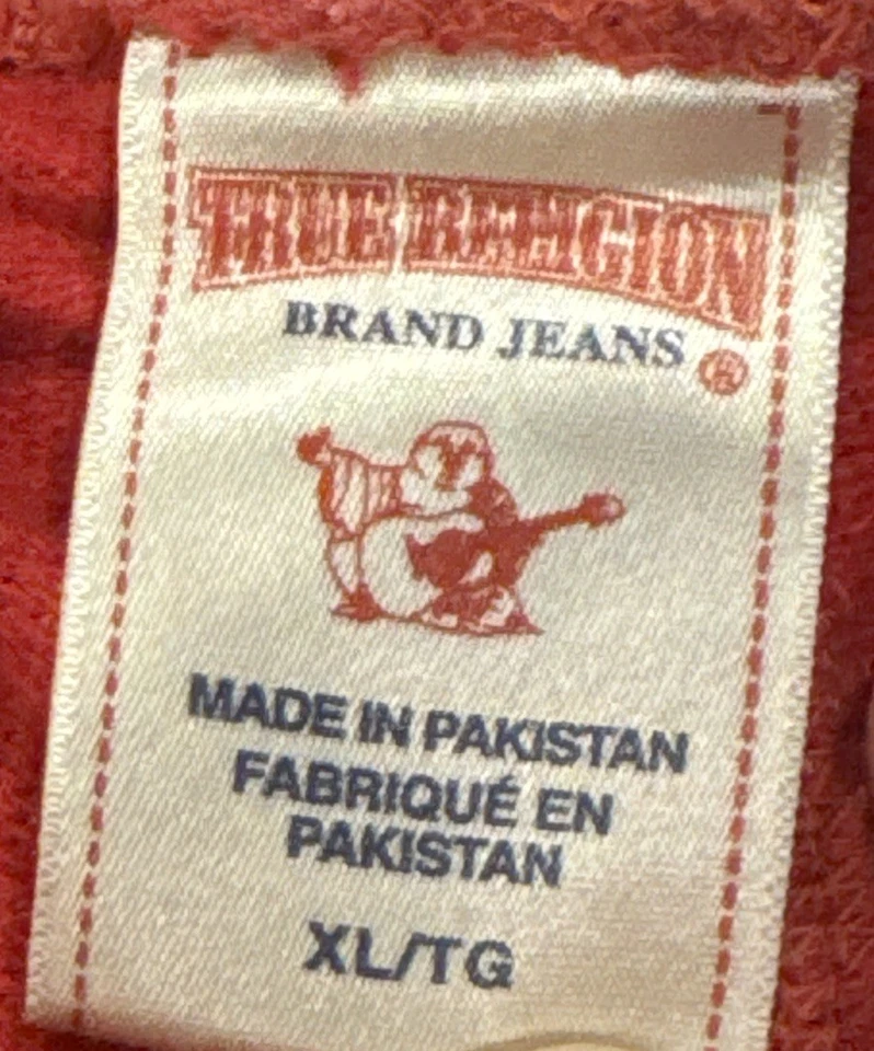Difícil de encontrar Pantalones deportivos cómodos de salón pierna recta estampado logotipo True Religion con estampado Y2K Foto 4 de 4