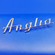 Ford Anglia 105e 106e Rear Boot Script Badge Ford Anglia 105e 106e Rear Boot Script Badge