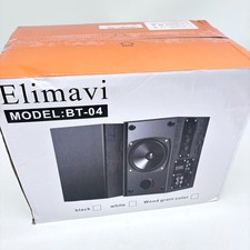 Elimavi Bookshelf Active Speaker 60W Stereo Sound Home Audio - BT-04