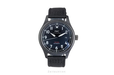 IWC Pilot Top Gun Keramik / Titan Automatik Herrenuhr Ref. IW326901 Papiere 2020