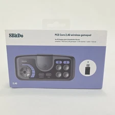8Bitdo PCE Core 2.4G Wireless Gamepad for PC Engine Mini, CoreGrafx Mini, Switch