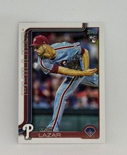 Topps 2025 Update Series Max Lazar #US194 Rookie Philadelphia Phillies Card