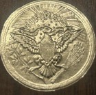 1974-S Silver Ike Dollar Brown Box Eisenhower Proof Moon Landing Reverse — photo 2