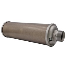 ALWITCO M20 Atomuffler Air Exhaust Muffler  2 in NPT Male, Single Chamber, 125