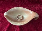 Frankoma CANDLE HOLDER (s) Oral Roberts Christ Light of World 1971