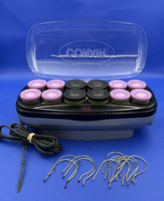 Conair Extreme Heat Jumbo Super Hairsetter Set of 12 Hot Rollers 11 Clips CHV14X